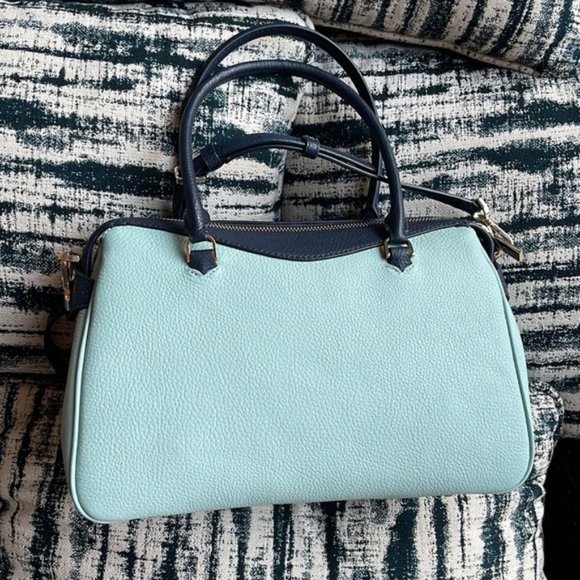 Kate Spade Colorblock Pebbled Leather Mimi Satchel Aphrodite - Picture 15 of 16